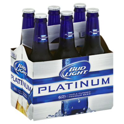 Bud Light Platinum 6pc Bottle