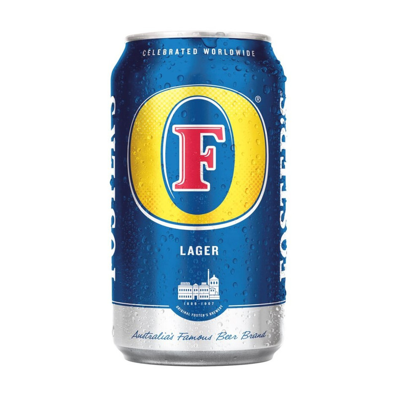 Fosters Blue Lager Can