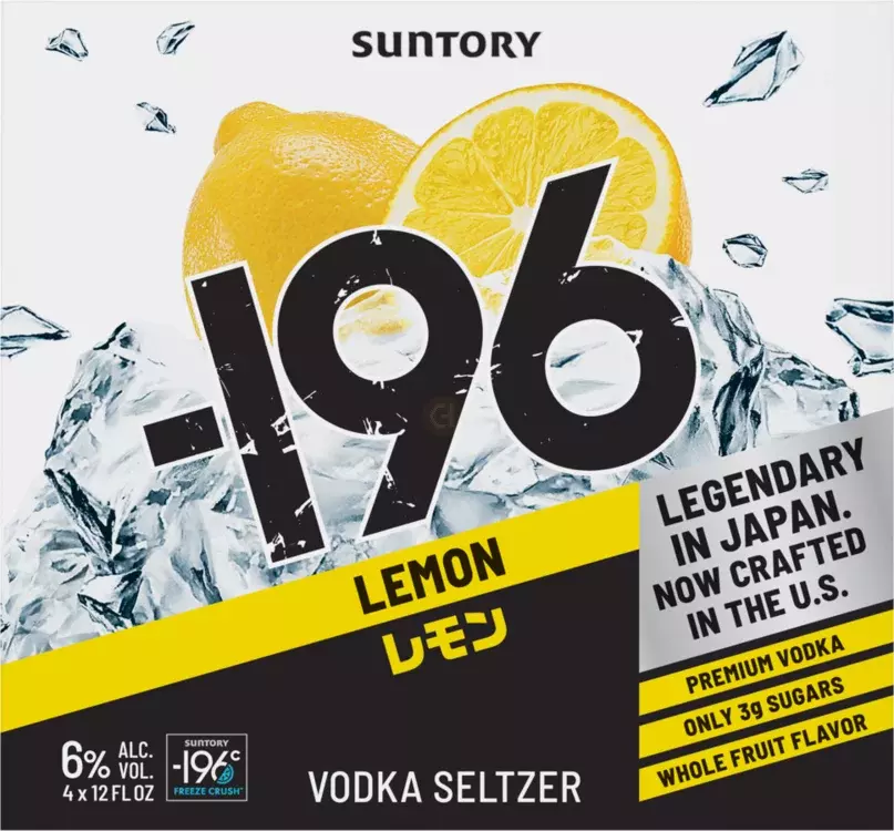 -196 Lemon Vodka RTD