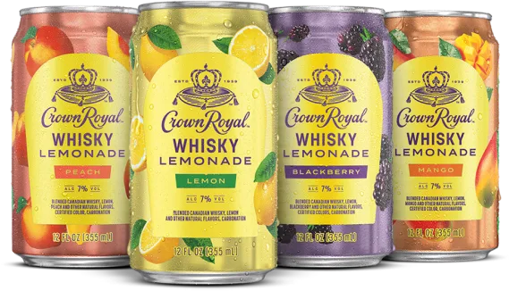 Crown Royal Whiskey Lemonade Variety Can