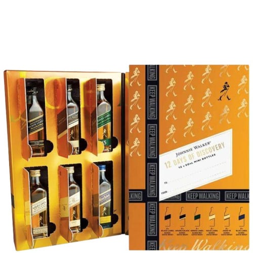 Johnny Walker Black Record Gift Set