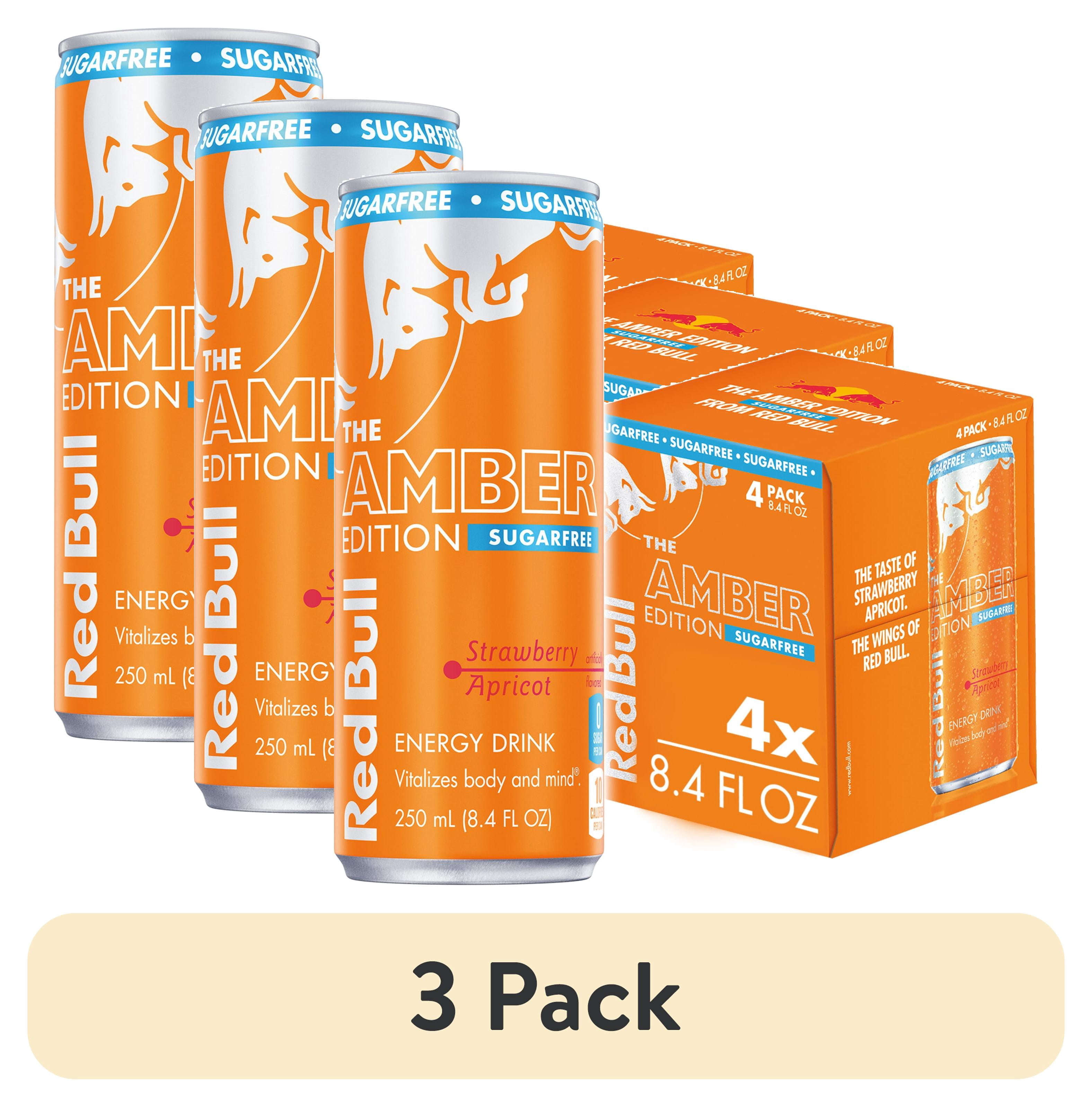 Sugarfree Redbull Strawberry Apricot