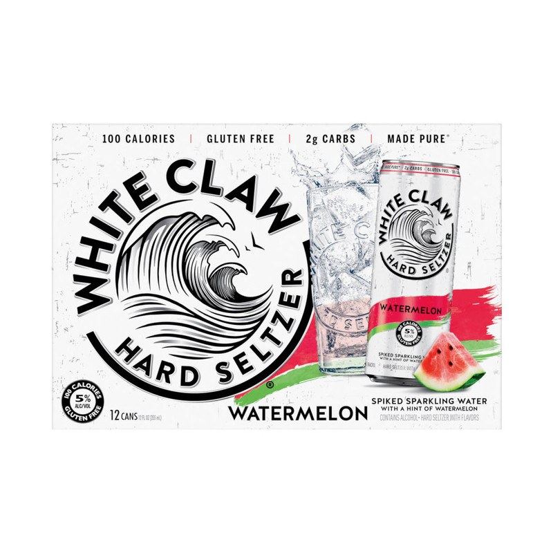 White Claw Watermelon Can