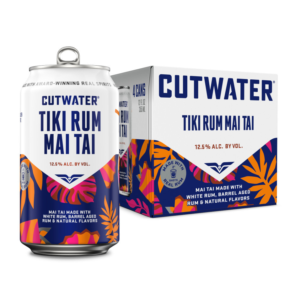 Cutwater RTD Tropical Tiki Rum Mai Tai