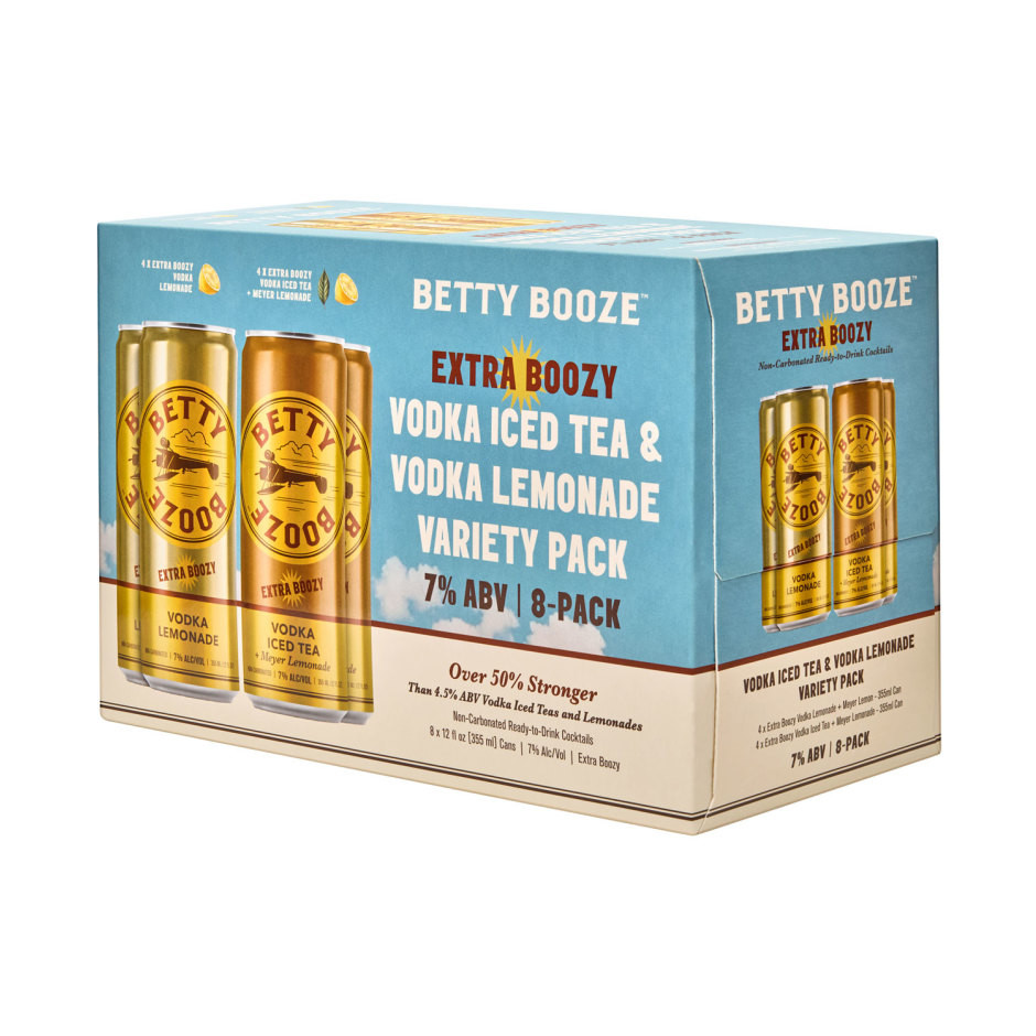 Extra Boozy Betty Booze Vodka Iced Tea/lemonade