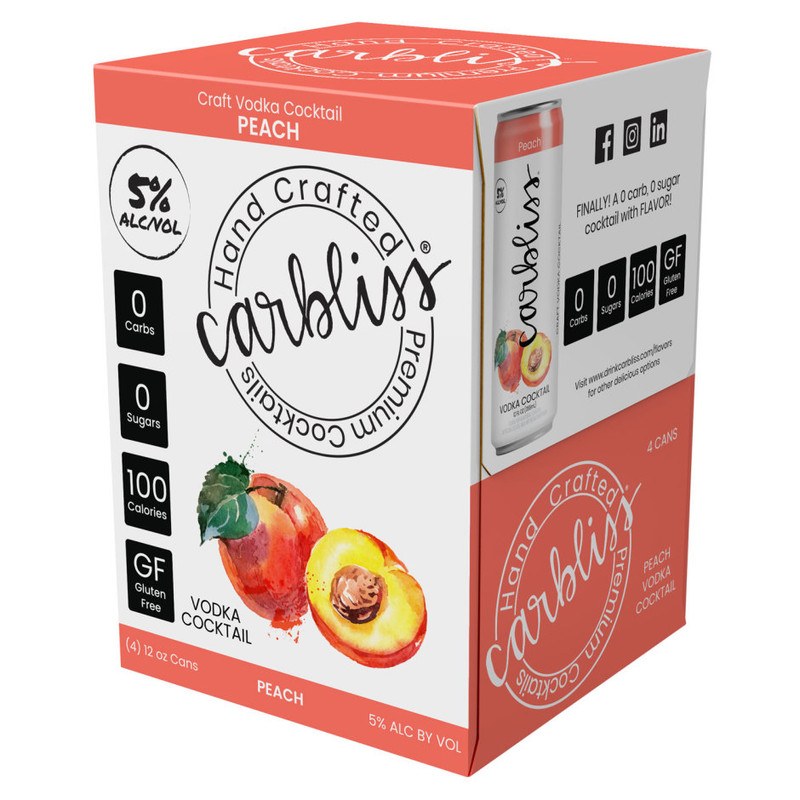Carbliss Carbliss Peach 6 4 12 Can