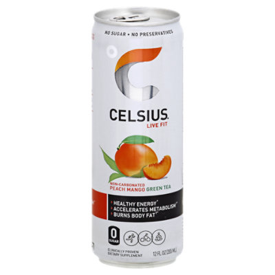 Celsius Energy Peach Mango Green Tea